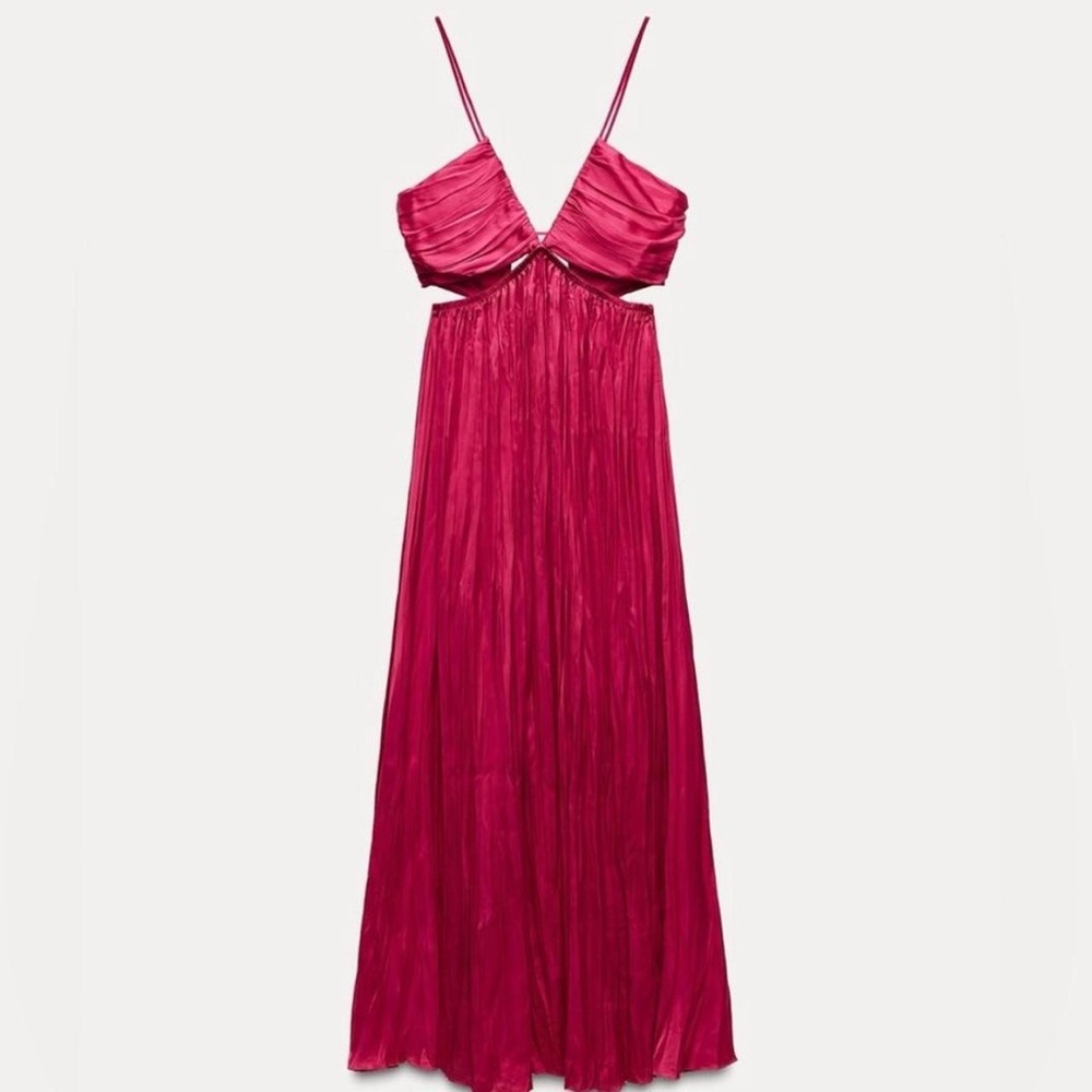 Elegant Pink Evening Dress Zara